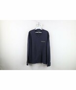 Vtg 90s Y2K Abercrombie &amp; Fitch Mens L Faded Stencil Thermal Waffle Knit... - $1,271.88 MXN