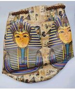 Vintage Made In Egypt Egyptian Horus Bazaar Purse King Tut Backpack Bag - $917.86 MXN