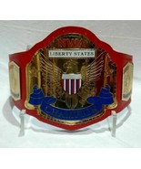 NWA Liberty States Champion Wrestling Champion Belt 4mm Zinc Plates Replica - $239.99