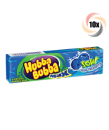 10x Packs Wrigley&#39;s Hubba Bubba Sour Blue Raspberry Bubble Gum ( 5 Piece... - $21.62 CAD