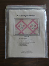 NEW Creative Quilt Designs WILD ROSE Quilt Pattern  w/Description - $8.00
