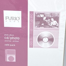 Furio Home Photo Album CD or 4x6 Photo Refill Pack 10 Sheets Black Acid ... - $10.49