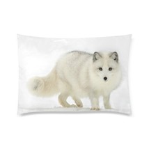 Arctic Fox Pillow Case 30&quot; x 20&quot; (2 Sides) - £18.31 GBP