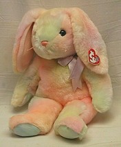 Ty Original Beanie Buddies Hippie Bunny Beanbag Plush Toy Swing Tush Tags a - £23.62 GBP