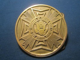 Vintage Metal Belt Buckle VETERANS OF FOREIGN WARS OF THE UNITED STATES ... - $52.80