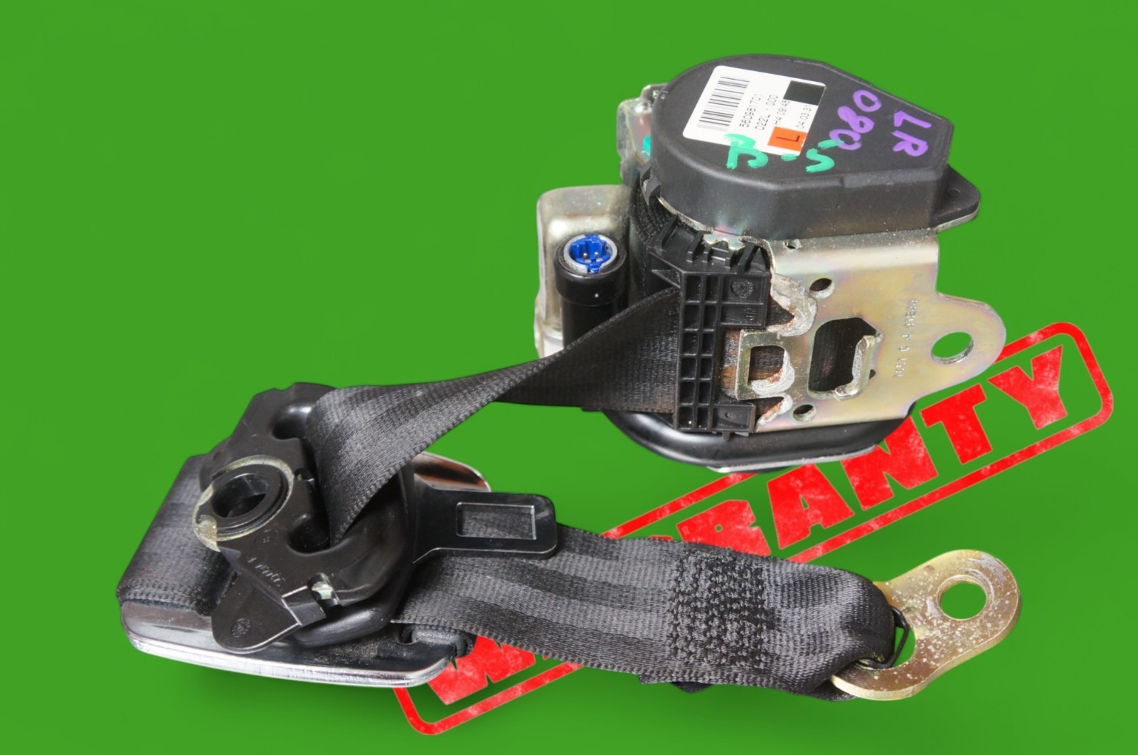 2003-2006 porsche cayenne rear left driver seat belt retractor 7L0857805... - $69.87