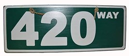 WorldBazzar 4:20 Way Novelty Humor Funny Famous Street Sign High Smoker ... - $17.81