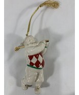 Lenox Golfing Santa Holiday Ornament / Figurine 1st In Series  Golfer Golf - $11.88