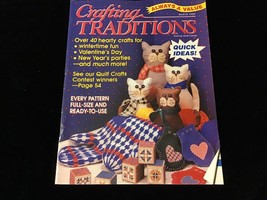 Crafting Traditions Magazine Jan/Feb 1998 Valentine and Winter Crafts - £8.01 GBP