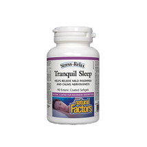 Natural Factors Stress-Relax Tranquil Sleep, 90 Soft Gels - $26.57