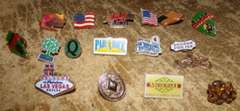 16-lot assorted lapel pins in nice shape used - $9.89