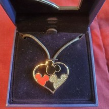 Swarovski Disney MICKEY Mouse heart necklace 1514975 - $64.35