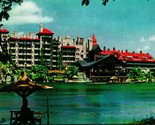 View From Lake Shore Rd Mohonk Mountain House Mohonk Lake NY Chrome Post... - £3.47 GBP