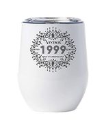 Limited Edition 1999 Wine Glass Tumbler 12oz w/Lid Gifts for Women, Men ... - £17.87 GBP