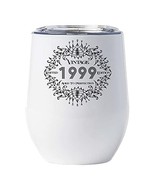 Limited Edition 1999 Wine Glass Tumbler 12oz w/Lid Gifts for Women, Men ... - $31.13 CAD