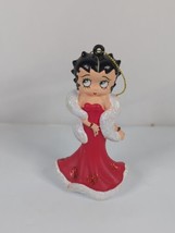 Vintage Betty Boop Christmas Ornament Evening Dress 4&quot; - £11.25 GBP