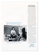 IBM Reinventing Education Broward County Florida Vintage 1997 Print Maga... - $181.58 MXN