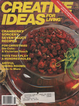 Creative Ideas for Living Magazine November 1987 Artful Dining Rooms - $2.50