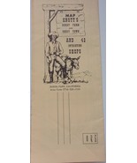 VTG 1964 Map Knott&#39;s Berry Farm &amp; Ghost Town + 42 Shops &amp; Lg Map..Buena ... - £3.13 GBP