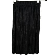 Joe B by Joe Benbasset Pleated Skirt Size XS Black Elastic Waistband  - £16.81 GBP