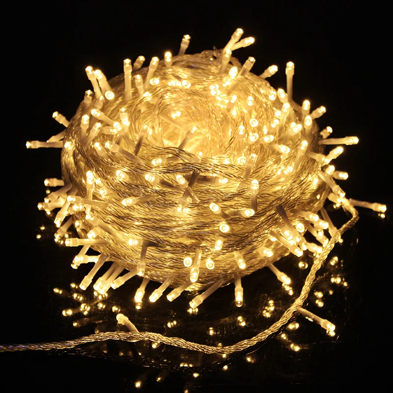 100 LED String Lights Waterproof Outdoor Lighting Christmas Decoration Gar Fairy - £60.75 GBP