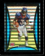 2008 Topps Bowman Chrome Rookie Refractor Football Card BC91 Eddie Royal Broncos - £3.88 GBP