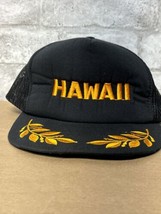 Hawaii mesh snap back black truker hat - £11.87 GBP