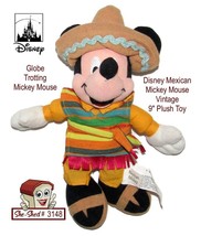 Disney Mexican Mickey Mouse Vintage 9 inch Globe Trotting Mickey Mouse P... - $13.95