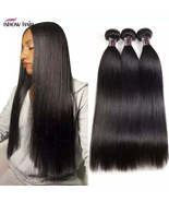 Ishow Straight Human Hair Bundles 28 30inch 1/3/4 Pcs Deals Sale For Women Brazi - $31.67 - $215.46