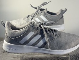 Adidas Women’s Size 6.5 Gray White CloudFoam Sneaker - $40.00