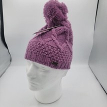 Igloos Beanie with Pom knitted Purple New with tags  - £9.58 GBP