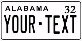 Alabama 1932 License Plate Personalized Custom Car Auto Bike Motorcycle Moped - £8.64 GBP+