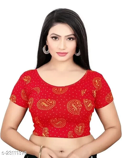 Punjabi Blouse All colors available Choli Baniyaan Sleevless Free Shippi... - $21.37