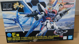 Build Strike Gundam Solid Clear Ichiban Kuji E Prize Figure - £45.96 GBP