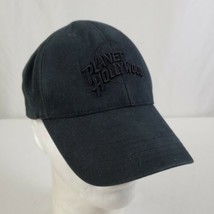 Vintage Planet Hollywood Orlando Hat Cap Black Embroidered Logo Stretch Fit - $17.99