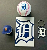 Detroit Tigers Vending Charms Lot of 4 Ball, Helmet, Key Chain Decal  295 - £13.30 GBP