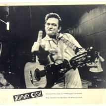 Johnny Cash Iconic Flippin Bird San Quentin Prison 1969 Vtg Poster Jim Marshall - £28.50 GBP
