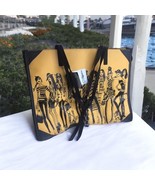 Izak New York Designer Save the Bees! Tote Purse Yellow / Black NWT  MSR... - $24.26
