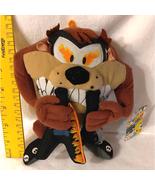 Taz Tasmanian Devil Eating Rock Guitar Plush Taz Looney Tunes by Nanco NWT - $12.15 CAD