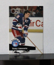 1991-92 Pro Set Tony Amonte Rookie #550 New York Rangers - £2.29 GBP
