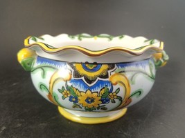 Noritake Art Deco Berry Bowl Italian Floral Design #A727, MINT - $24.00