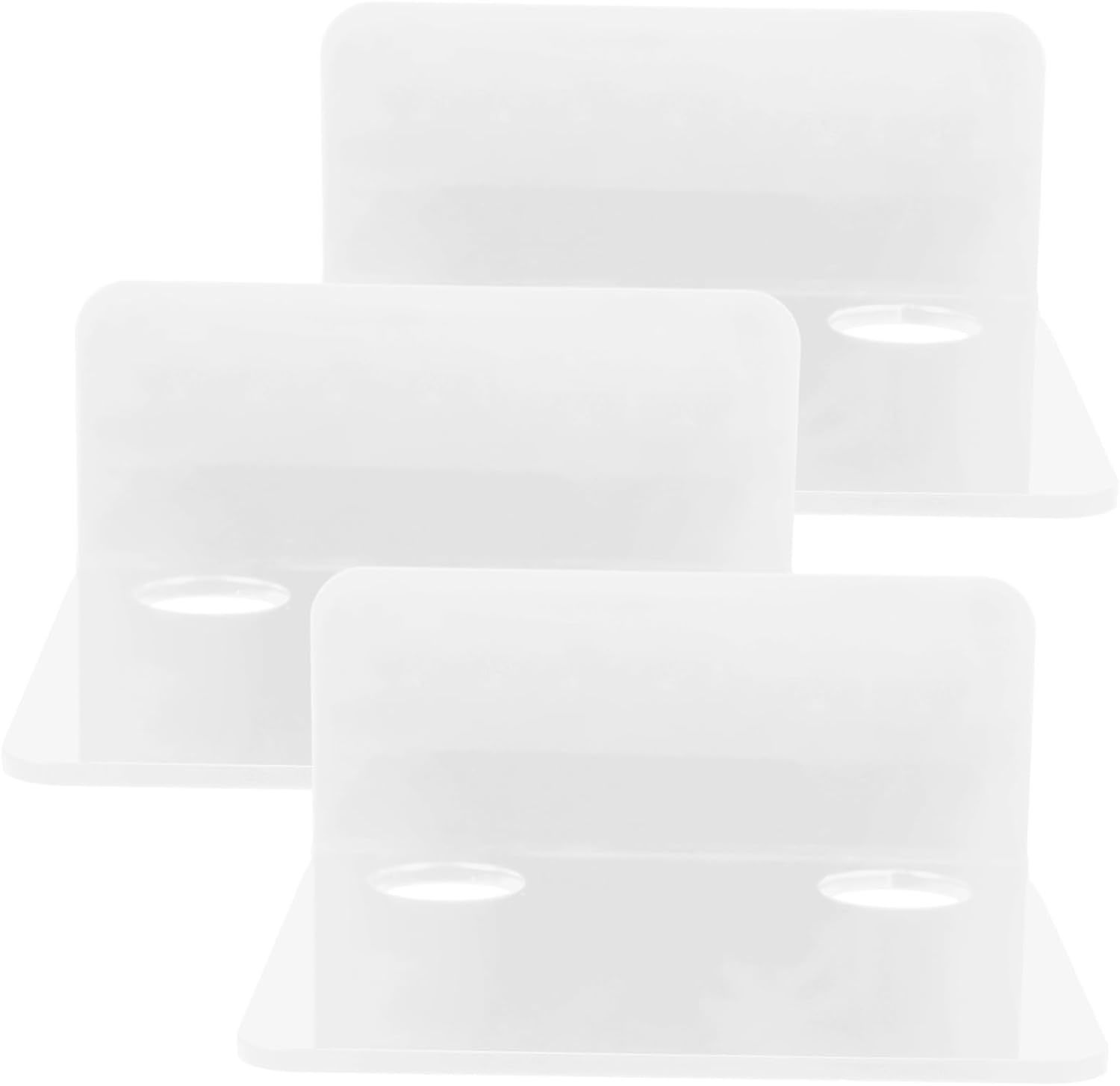 3Pcs Small Floating Wall Shelf For Monitor And Speakers Wall Holder Stor... - $30.97