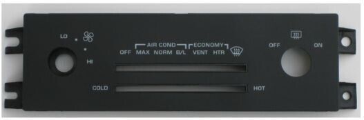 1985-1989 Corvette Face Kit Manual Heater With Rear Defroster - $79.15