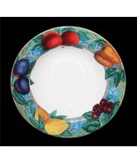 6 Casual Victoria Beale FORBIDDEN FRUIT Translucent Wide Rimmed Soup Bow... - $54.86 CAD