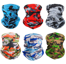 6  Neck Gaiter Sun UV Protection Face Mask Neck Gaiter Windproof Scarf S... - £7.06 GBP