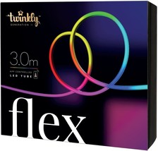 Twinkly Flex 10Ft, Led Tube Multicolor, Rgb Led Strip Flexible,, White Wire - $2,624.95 MXN