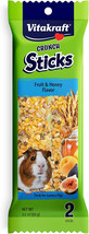 Vitakraft Crunch Sticks Guinea Pig Treat Fruit and Honey 2 count - £17.72 GBP
