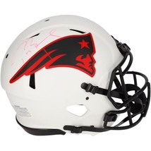 Tom Brady Autographed (Pink) Authentic Patriots Lunar Helmet Fanatics LE 6 - £2,464.95 GBP