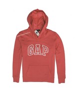 GAP NEW WOMEN&#39;S FLEECE PULLOVER HOODIE SWEATSHIRT LOGO NWT PINK WARM AND... - $30.80 CAD