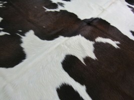 Brown and White Cowhide Rug Size: 8&#39; X 6 1/2&#39; Spotted Cowhide Rug O-795 - £237.90 GBP